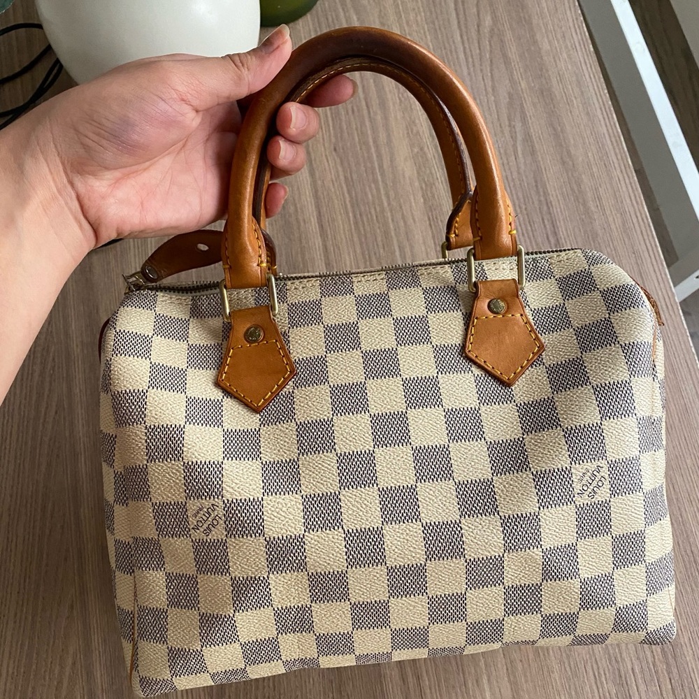 LV damier azur  speedy 25